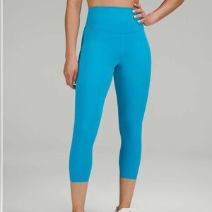 Lululemon Base Pace High-Rise Crop 23" Turquoise Tide